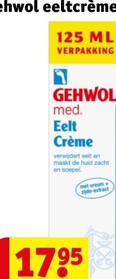 Kruidvat Gehwol eeltcrème aanbieding