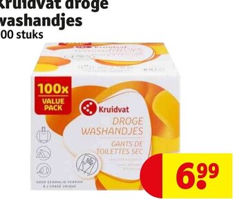 Kruidvat Kruidvat droge washandjes aanbieding