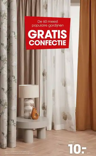 Kwantum 60 meest populaire gordijnen aanbieding