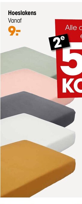 Kwantum Hoeslakens aanbieding