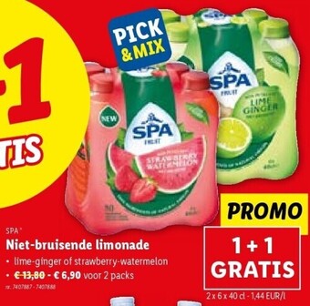 Lidl Niet-bruisende limonade aanbieding