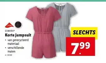Lidl Korte jumpsuit aanbieding