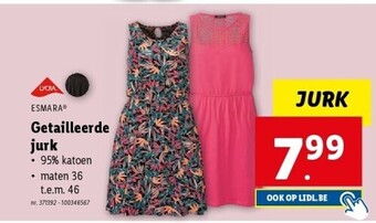 Lidl Getailleerde jurk aanbieding