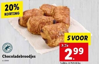 Lidl Chocoladebroodjes aanbieding