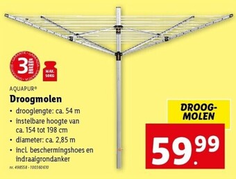 Lidl Droogmolen aanbieding