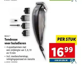 Lidl Tondeuse voor huisdieren aanbieding