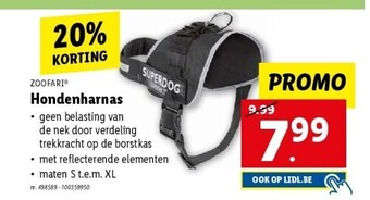 Lidl Hondenharnas aanbieding