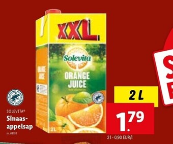 Lidl Sinaasappelsap aanbieding