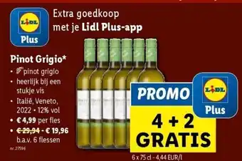 Lidl Pinot grigio aanbieding