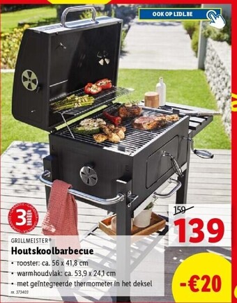Lidl Houtskoolbarbecue aanbieding