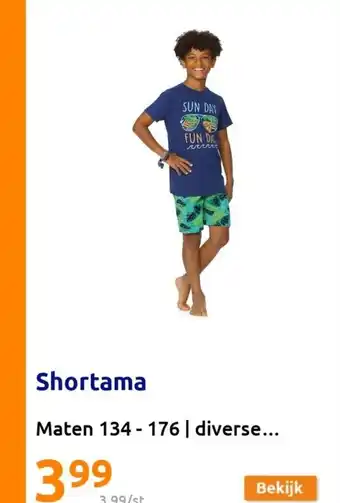 Action Shortama Maten Maten 134-176 | diverse... aanbieding