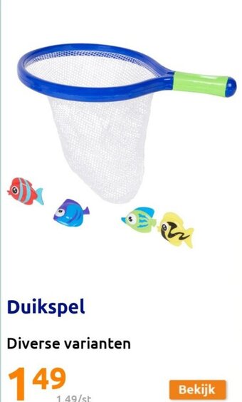Action Duikspel aanbieding