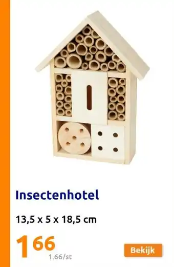 Insectenhotel 13.5 x 5 x 18.5cm