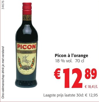 Colruyt Picon à l'orange 18 % vol. 70 cl aanbieding