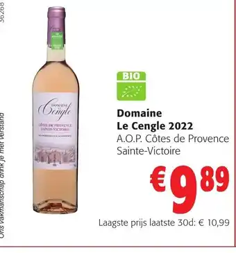 Colruyt Domaine Le Cengle 2022 A.O.P. Côtes de Provence Sainte-Victoire aanbieding