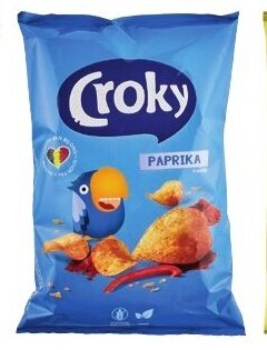 Colruyt Croky chips Paprika 200g aanbieding