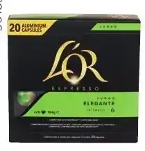 Colruyt L'Or Espresso Lungo Elegante 6 20 stuks aanbieding