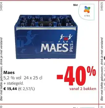 Colruyt Maes 5,2% vol 24 x 25cl aanbieding
