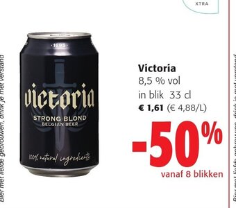 Colruyt Victoria 8,5% vol in blik 33 cl aanbieding