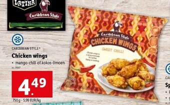 Lidl Chicken wings aanbieding