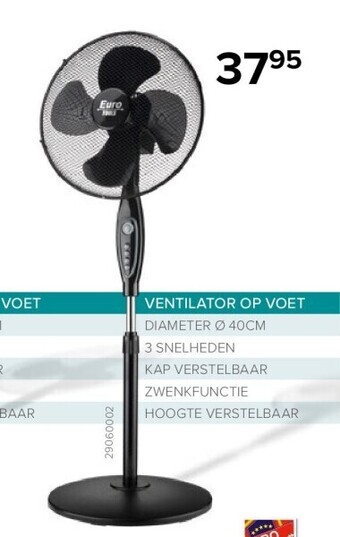 Euroshop Ventilator op voet aanbieding