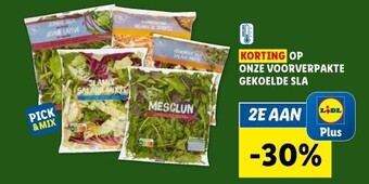 Lidl Op onze voorverpakte gekoelde sla aanbieding