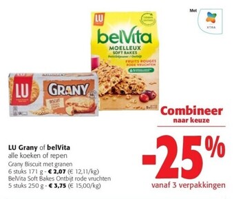 Colruyt Lu grany of belvita aanbieding