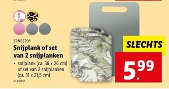 Lidl Snijplank of set van 2 snijplanken aanbieding