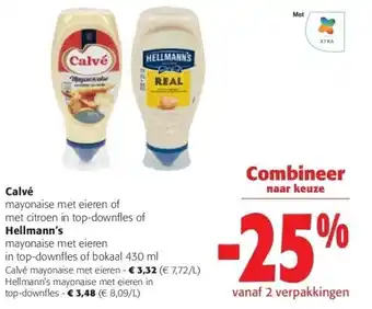 Colruyt Calvé mayonaise met eieren aanbieding
