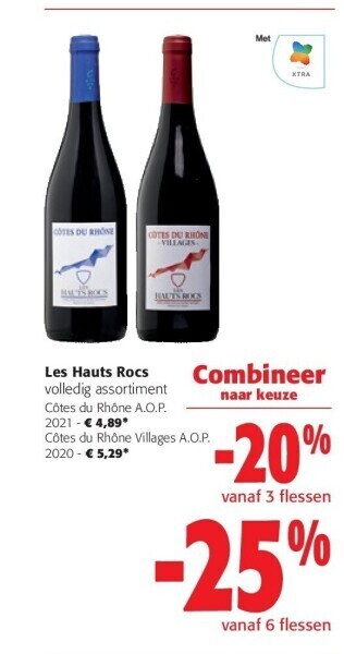 Colruyt Les hauts rocs 2021 aanbieding