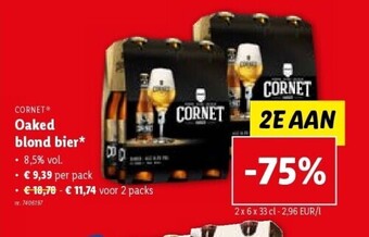 Lidl Oaked blond bier* aanbieding