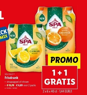 Lidl Frisdrank aanbieding
