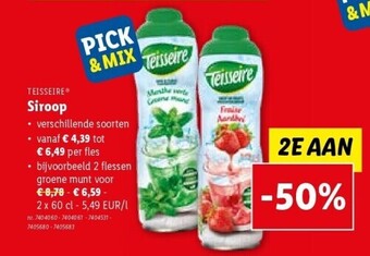 Lidl Siroop aanbieding