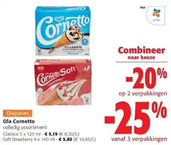 Colruyt Ola cornetto aanbieding