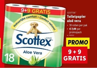 Lidl Toiletpapier aloë vera aanbieding