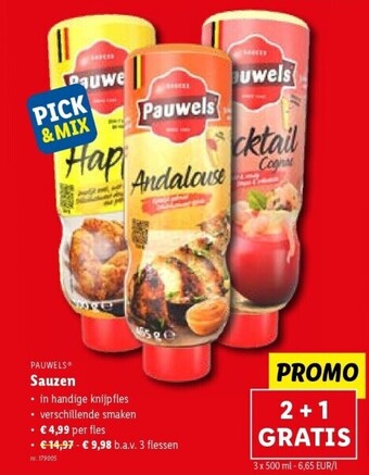 Lidl Sauzen aanbieding