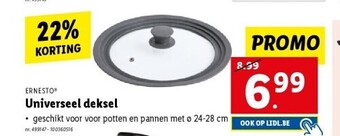 Lidl Universeel deksel aanbieding