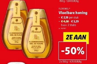 Lidl Vloeibare honing aanbieding