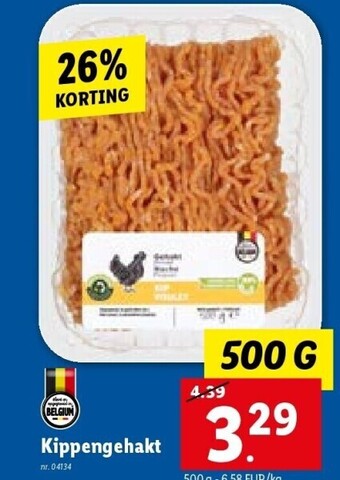 Lidl Kippengehakt aanbieding