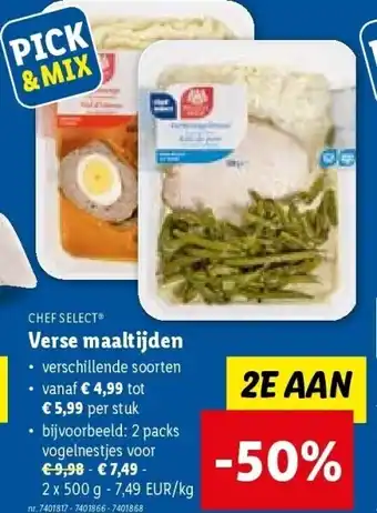 Lidl Verse maaltijden aanbieding