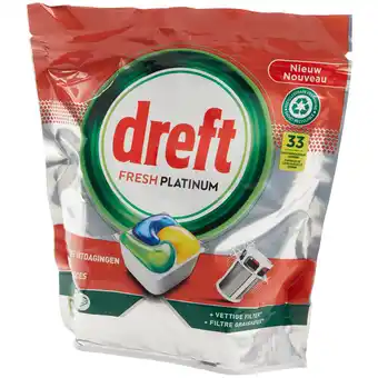 Action Dreft fresh platinum vaatwastabletten original aanbieding