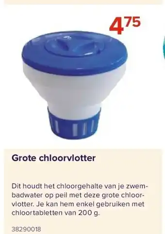 Euroshop Grote chloorvlotter aanbieding