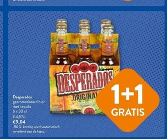 OKay Desperados gearomatiseerd bier met tequila 6 x 33 cl aanbieding