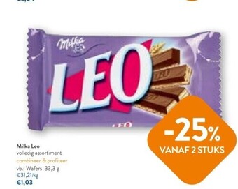 OKay Milka leo volledig assortiment aanbieding