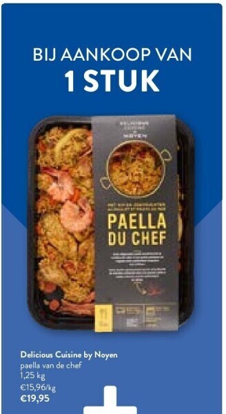 OKay Delicious cuisine by noyen paella van de chef 1,25 kg aanbieding