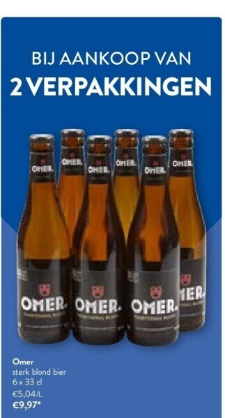 OKay Omer sterk blond bier 6 x 33 cl aanbieding