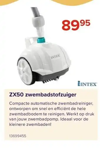 Zx50 zwembadstofzuiger
