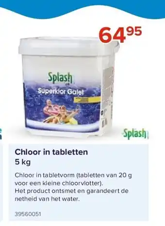 Chloor in tabletten 5 kg
