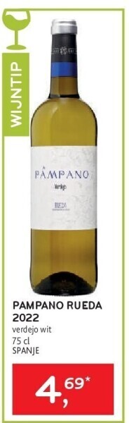 Alvo Pampano rueda 2022 verdejo wit 75 cl aanbieding