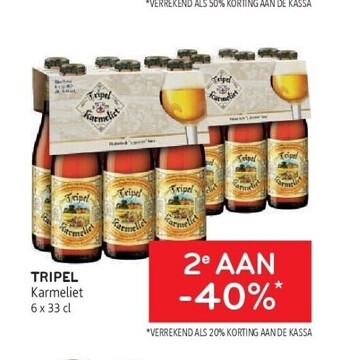 Alvo Tripel karmeliet 6 x 33 cl aanbieding